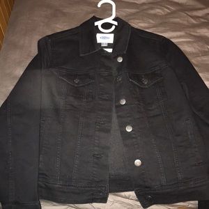 Black jean jacket